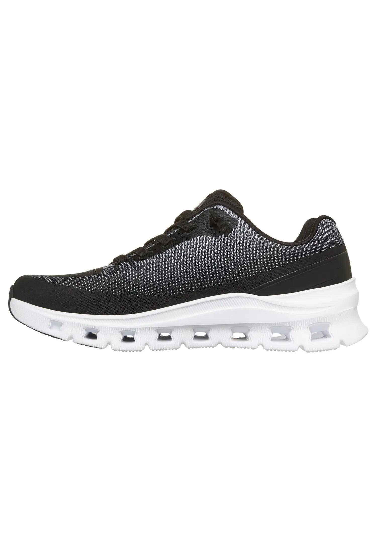 Skechers Herren Glide Step Pro Waverra Slip Ins Sneaker Black White 4/4