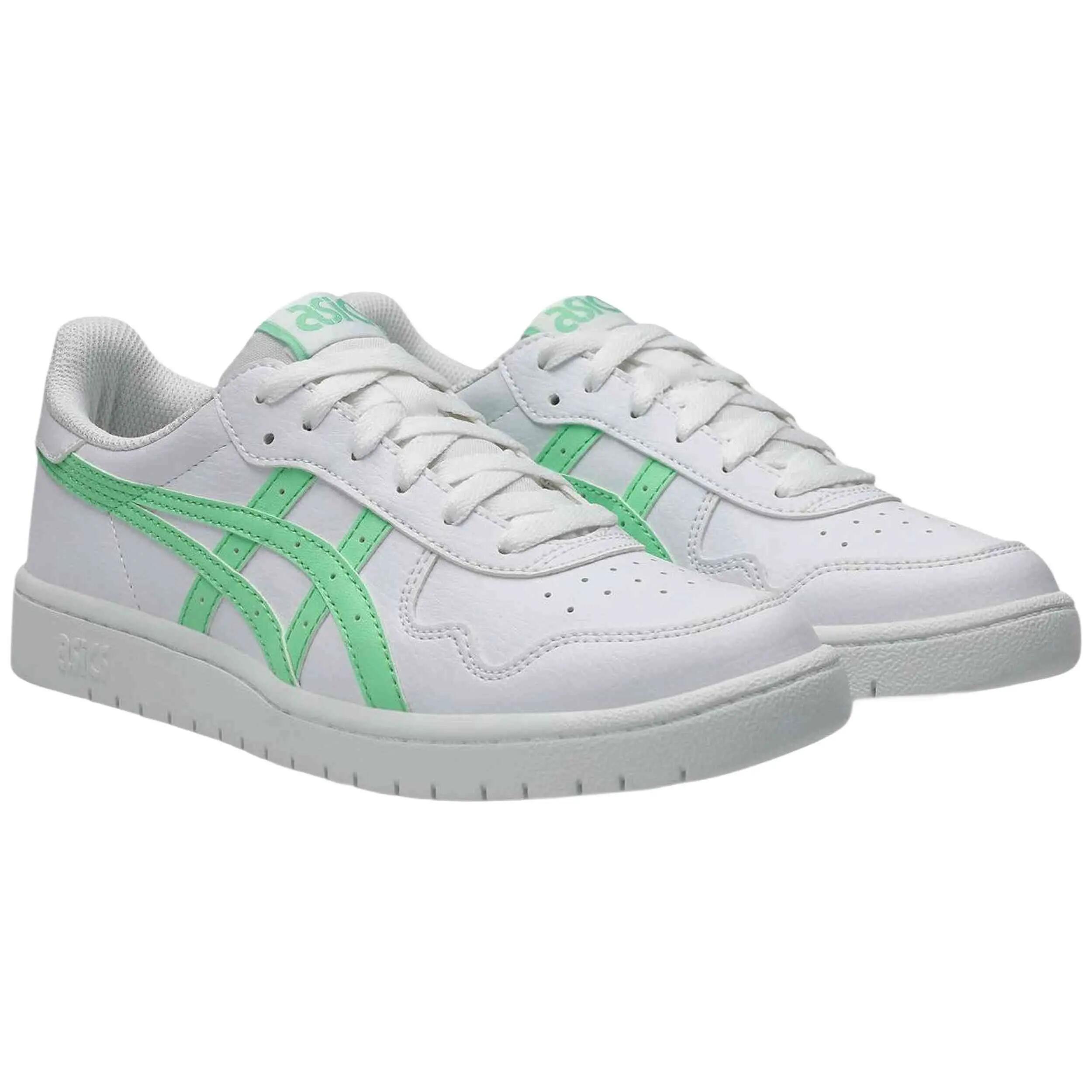 Scarpe Asics modello Zapatillas ASICS Japan S blanco verde mu per unisex ragazzi 3/5