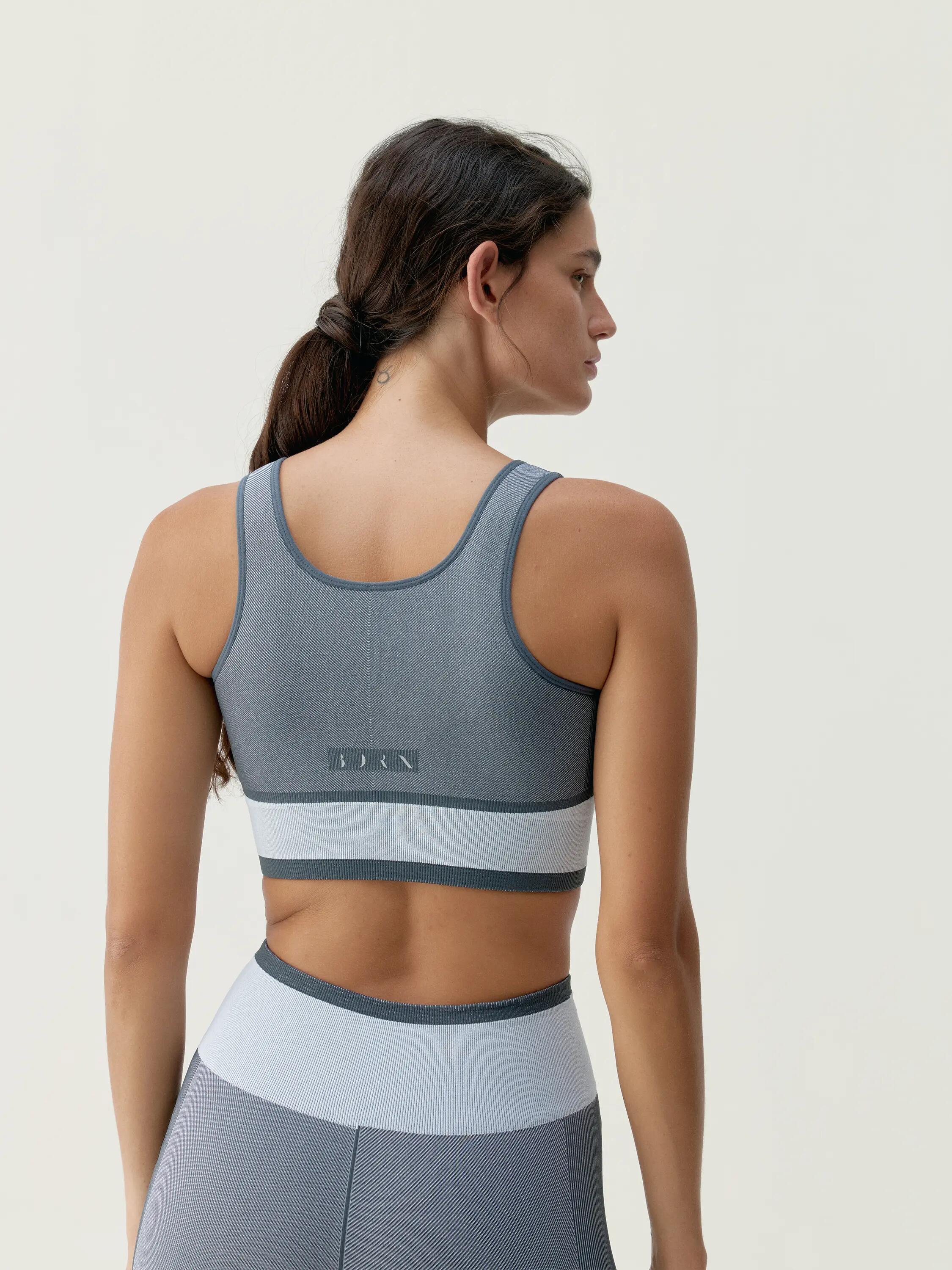 Top sportivo donna Oasis Senza cuciture sostegno medio-alto effetto modellante 2/5