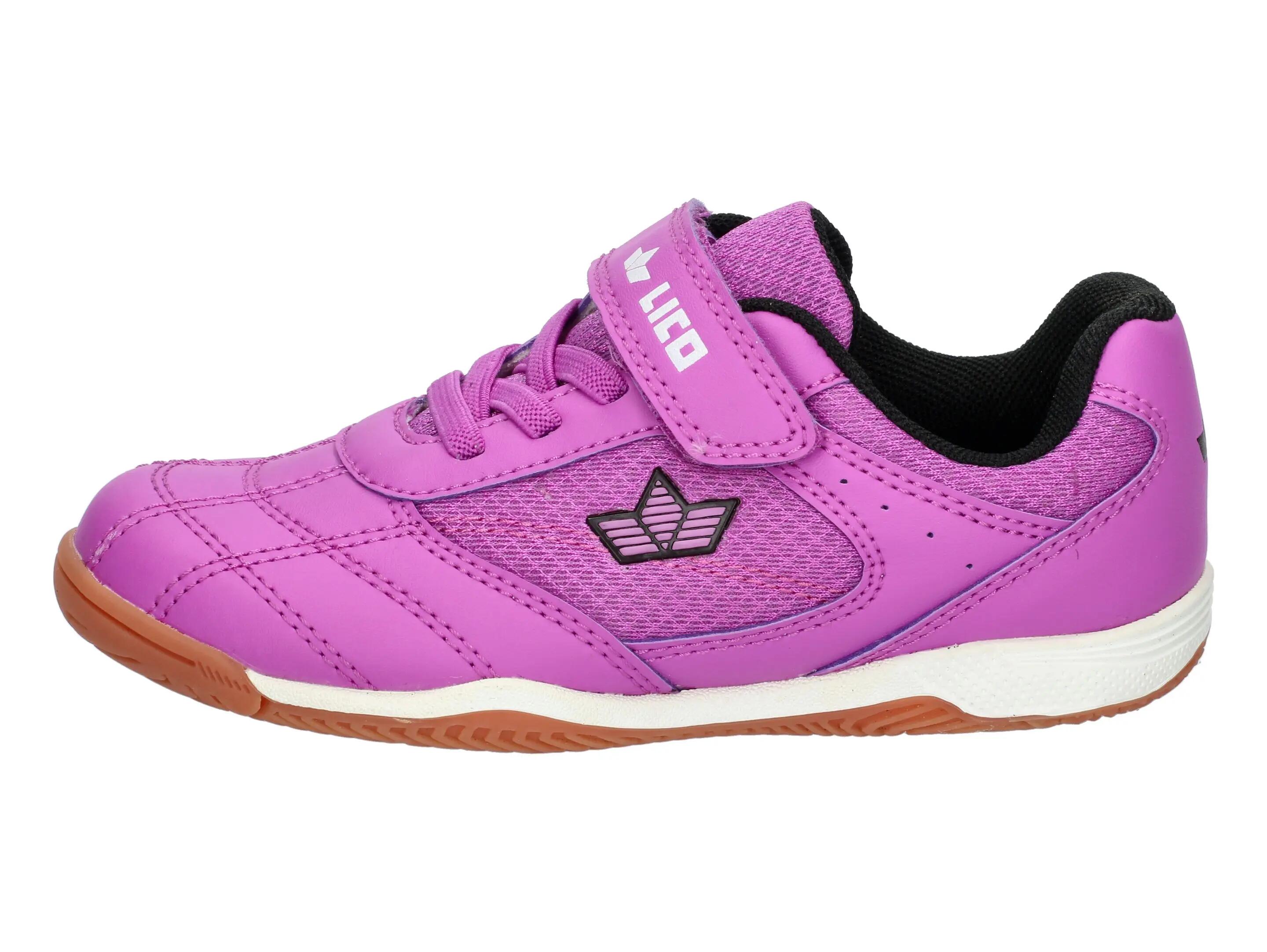 Scarpe - palestra - bambina - strappo e lacci elastici - dunkellila 2/6