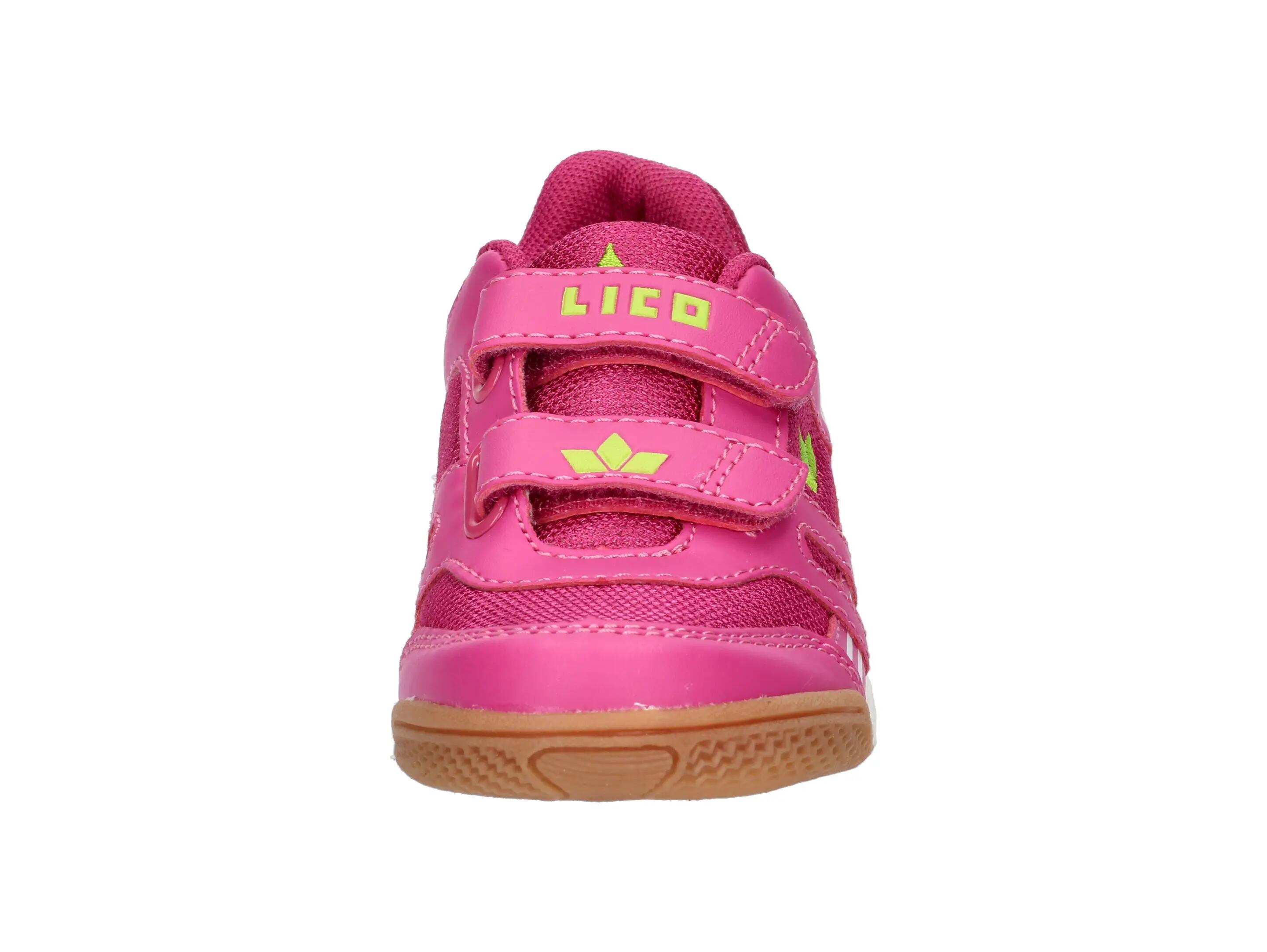 Scarpe - ginnastica - bambina - velcro, nylon - active indoor v - magenta 3/6