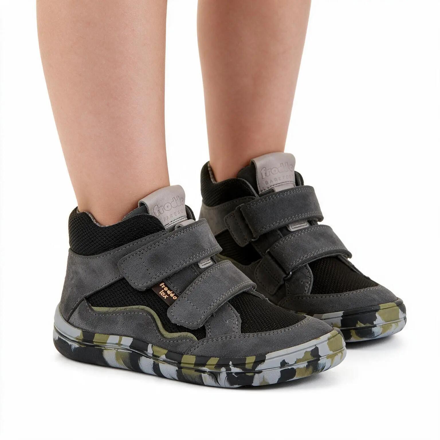Dziecięce buty barefoot skórzane za kostkę Froddo G3110262-8 8/8