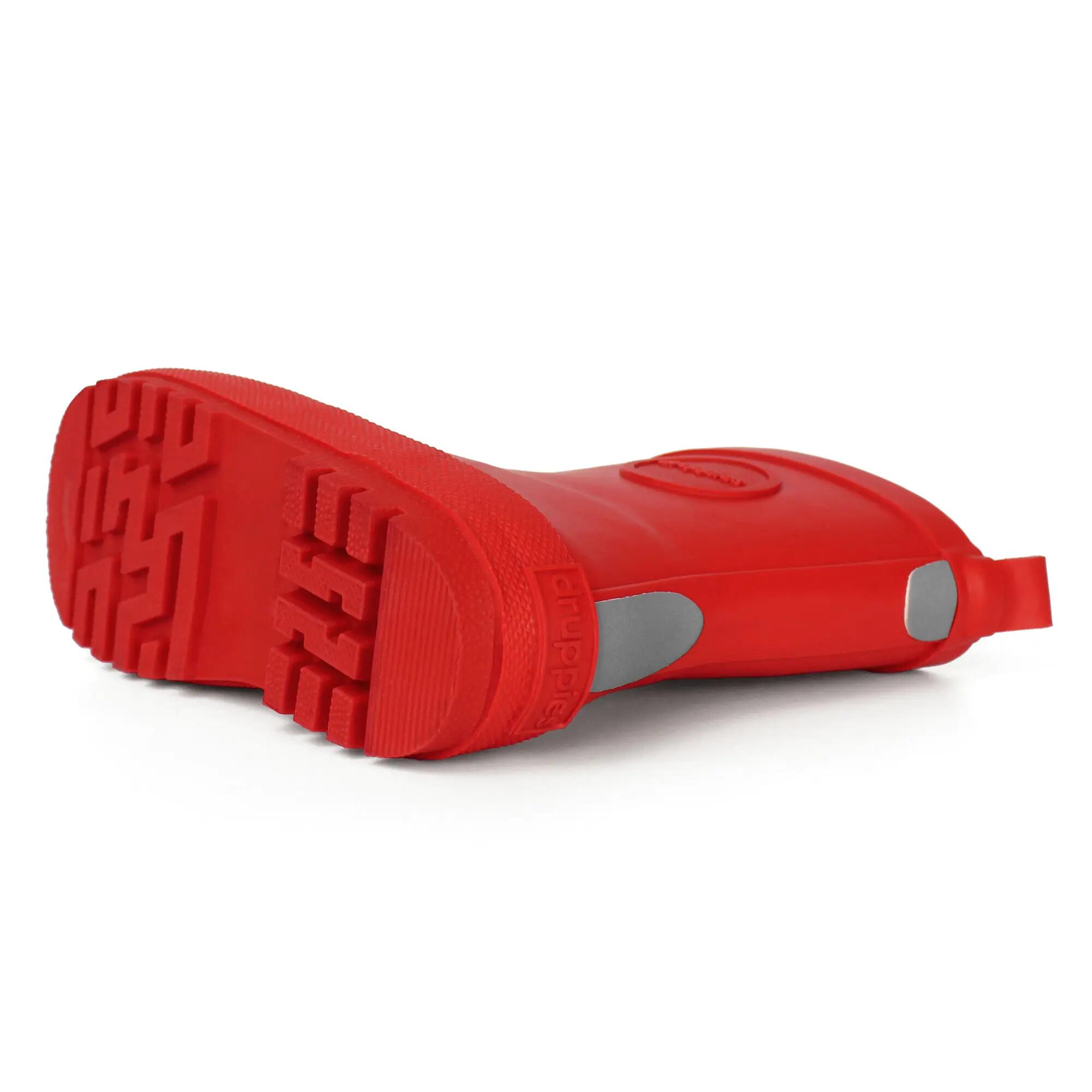 Regenlaarzen Kinderen - Natuurrubber Laarzen - Adventure - Rood - EU 34 5/8
