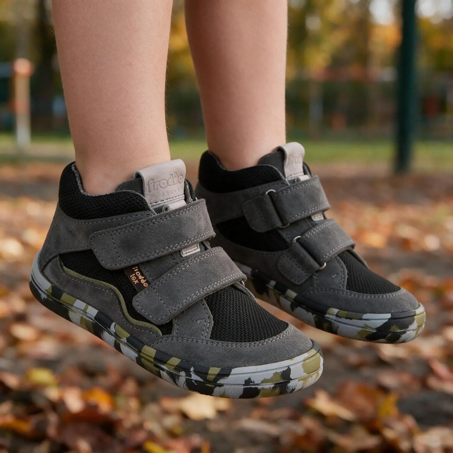 Dziecięce buty barefoot skórzane za kostkę Froddo G3110262-8 2/8