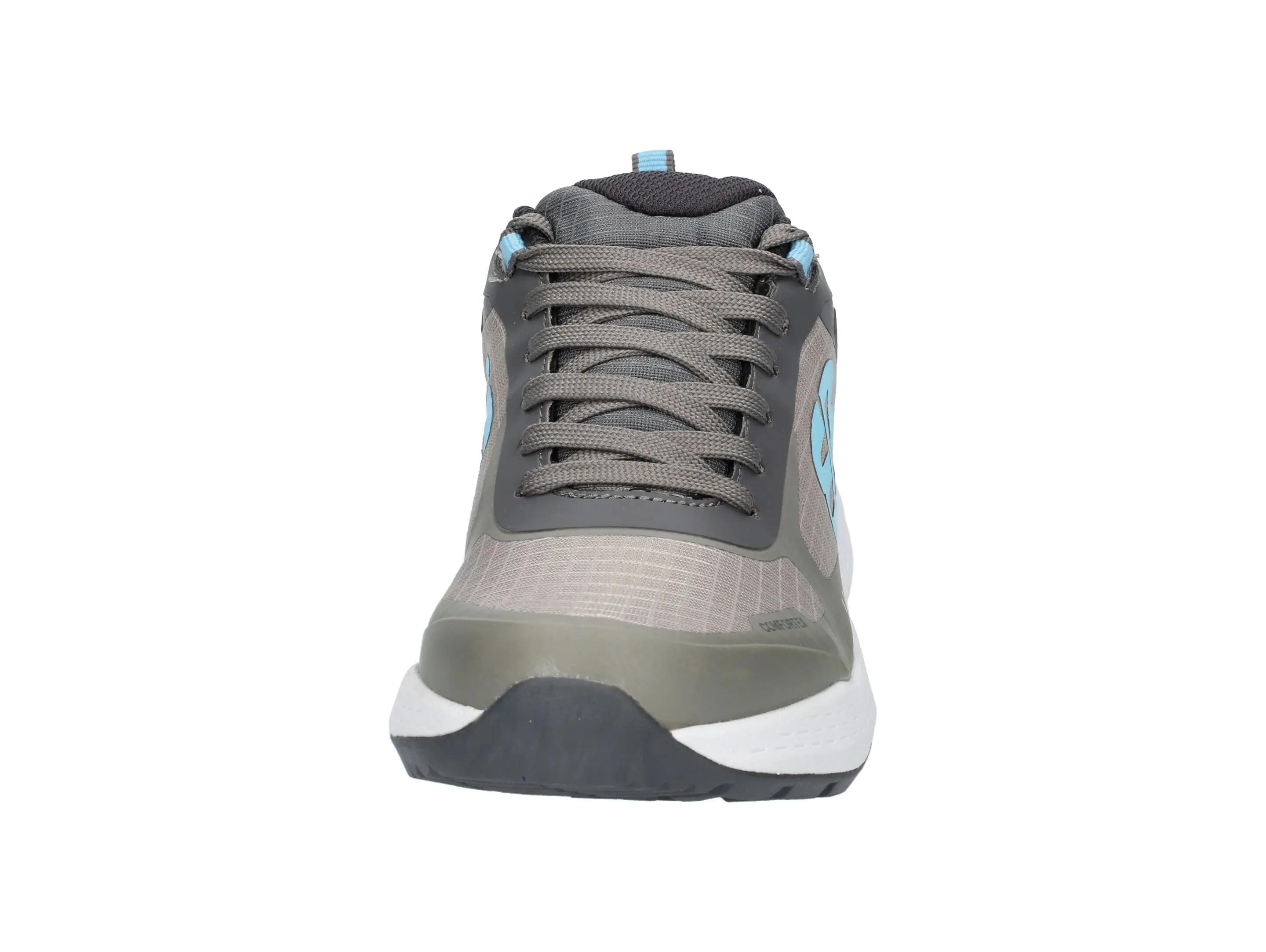 Chaussures - nordic walking - femme - imperméables, respirantes - gris/vert 3/6