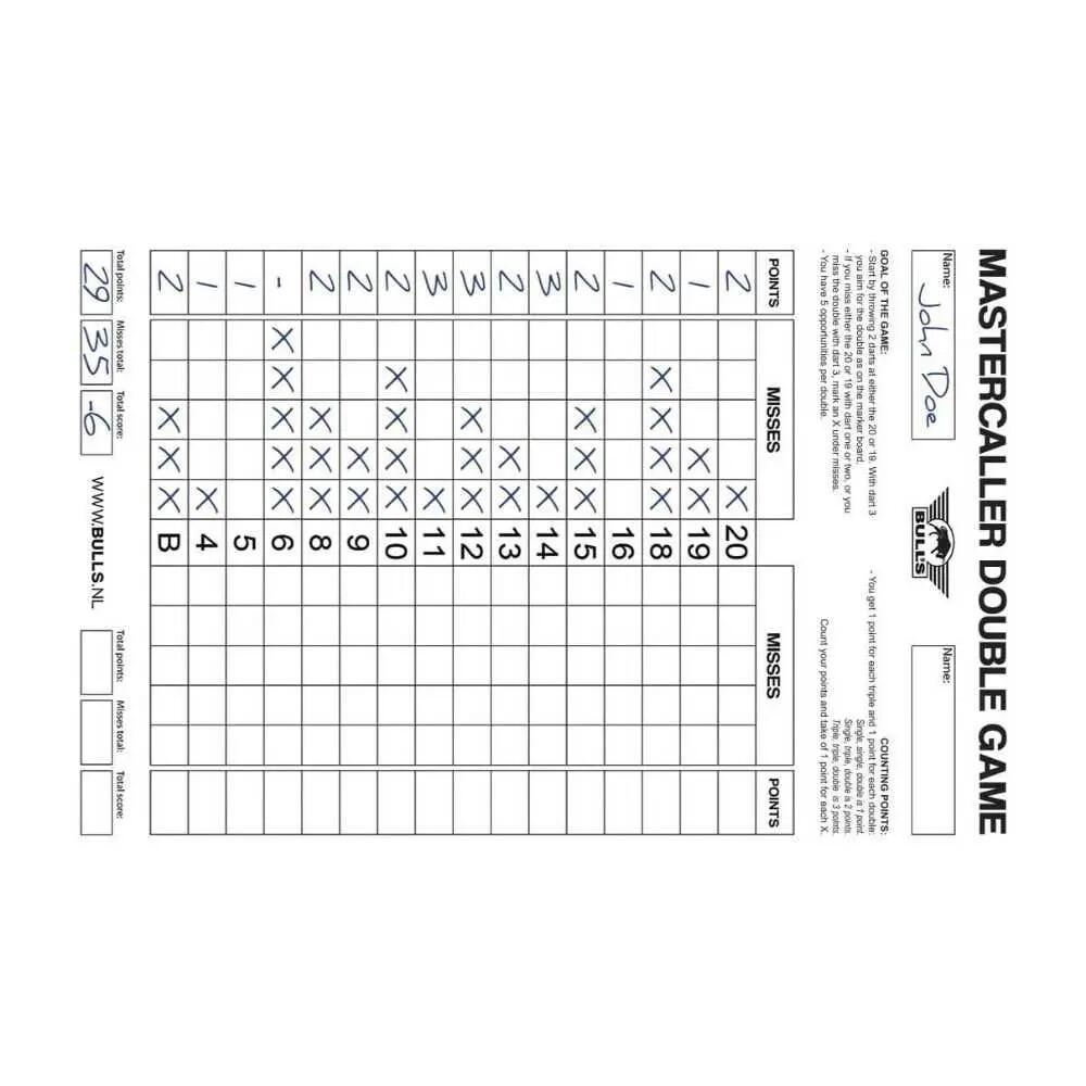 Double Game Scorebord Flex 45x30 Cm 3/3