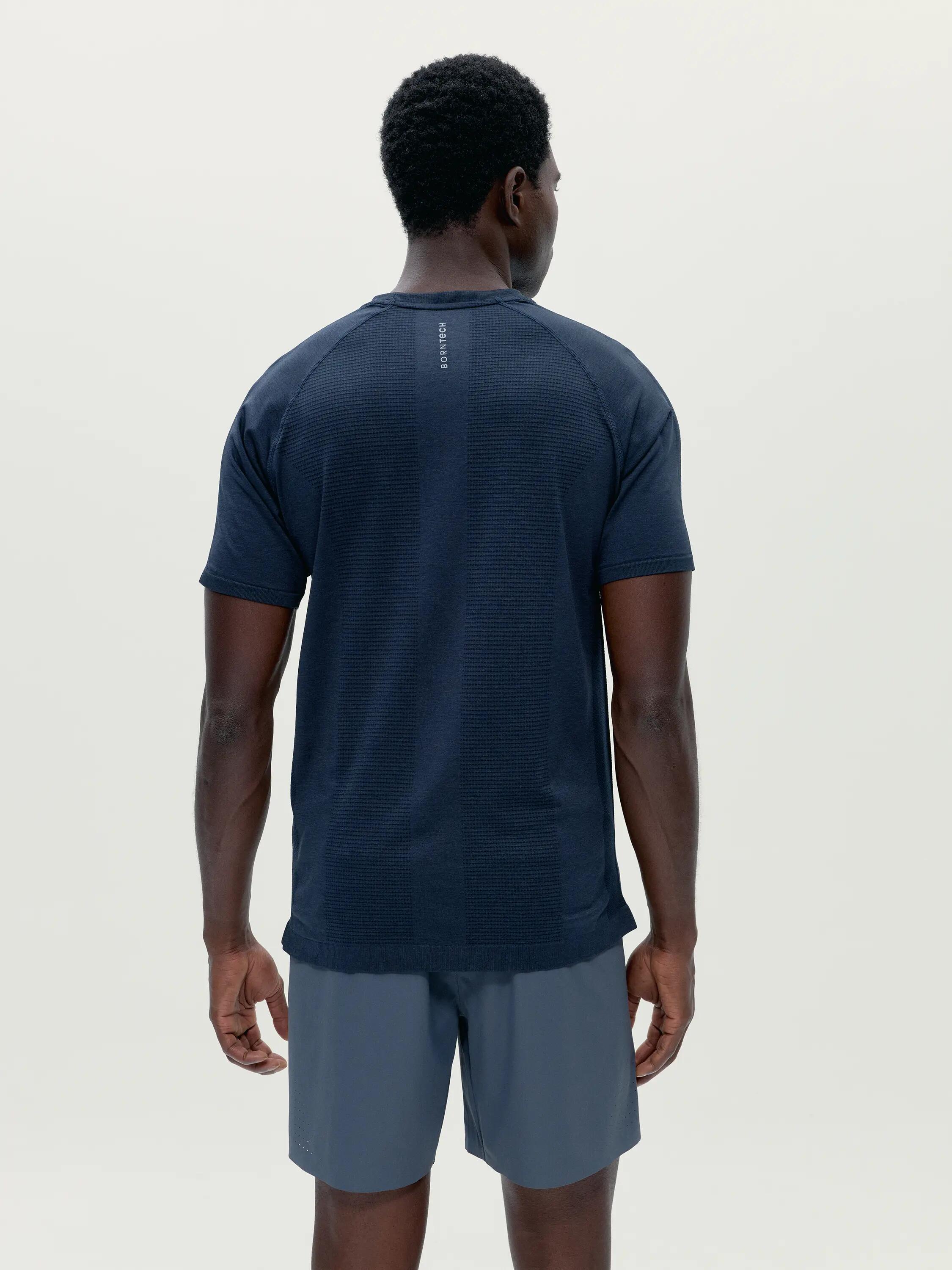 T-shirt de sport homme Grav manches courtes détails réfléchissants 2/6