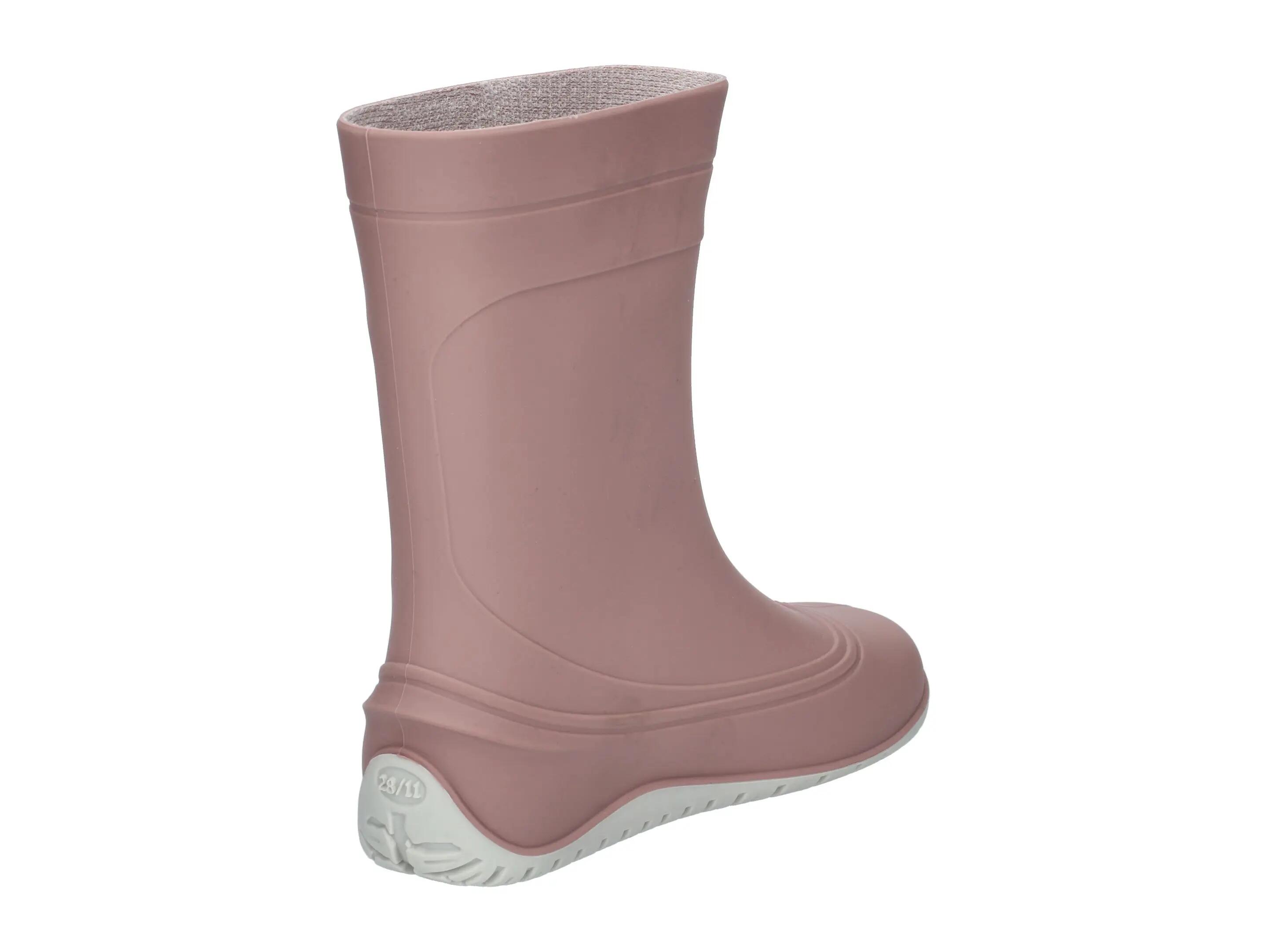 Stivali da pioggia - escursionismo - ragazze - barefoot pvc, antiscivolo - rosa 4/6