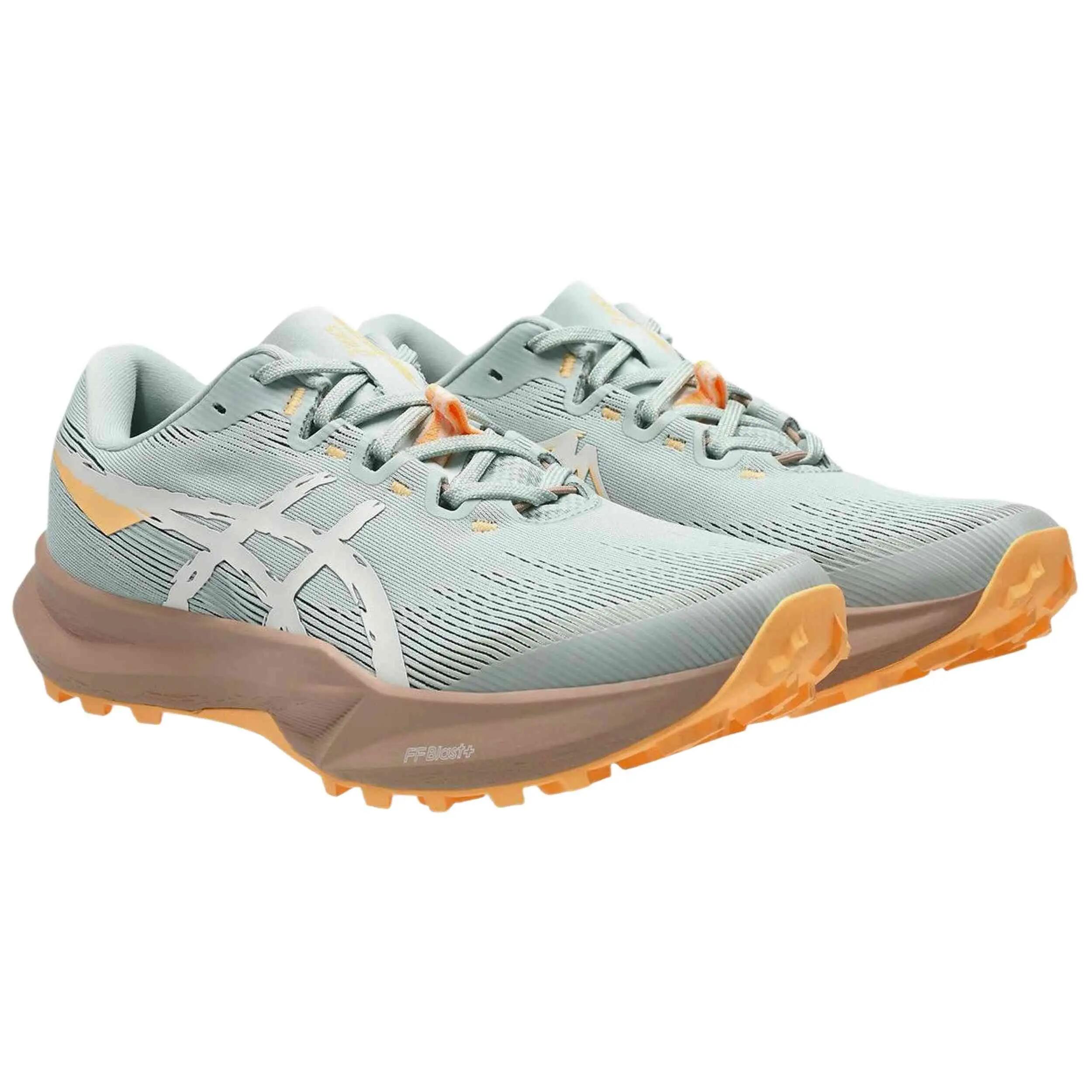 Zapatillas Asics modelo Zapatillas ASICS FUJI LITE 6 azul marrón nar para unisex 3/4