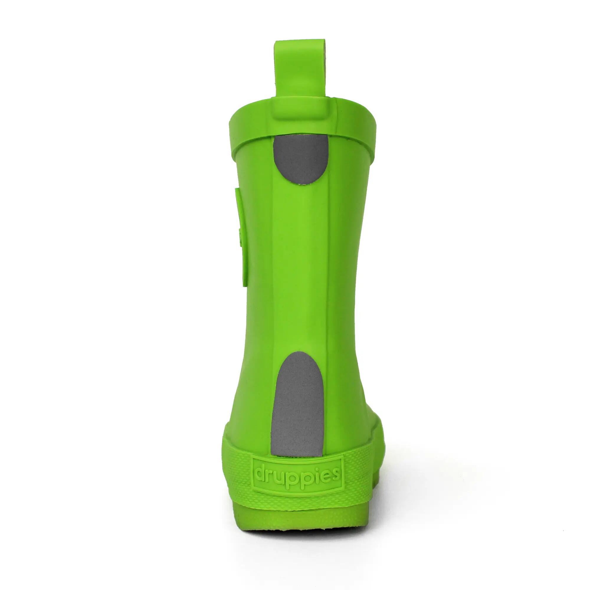 Regenlaarzen Kinderen - Natuurrubber Laarzen - Adventure - Groen - EU 30 4/8
