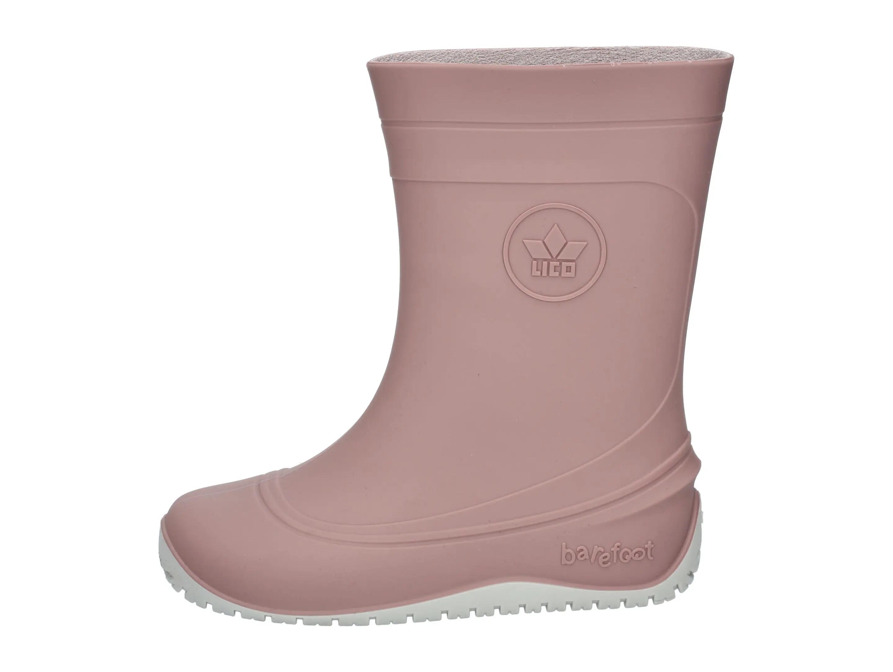 Stivali da pioggia - escursionismo - ragazze - barefoot pvc, antiscivolo - rosa 2/6