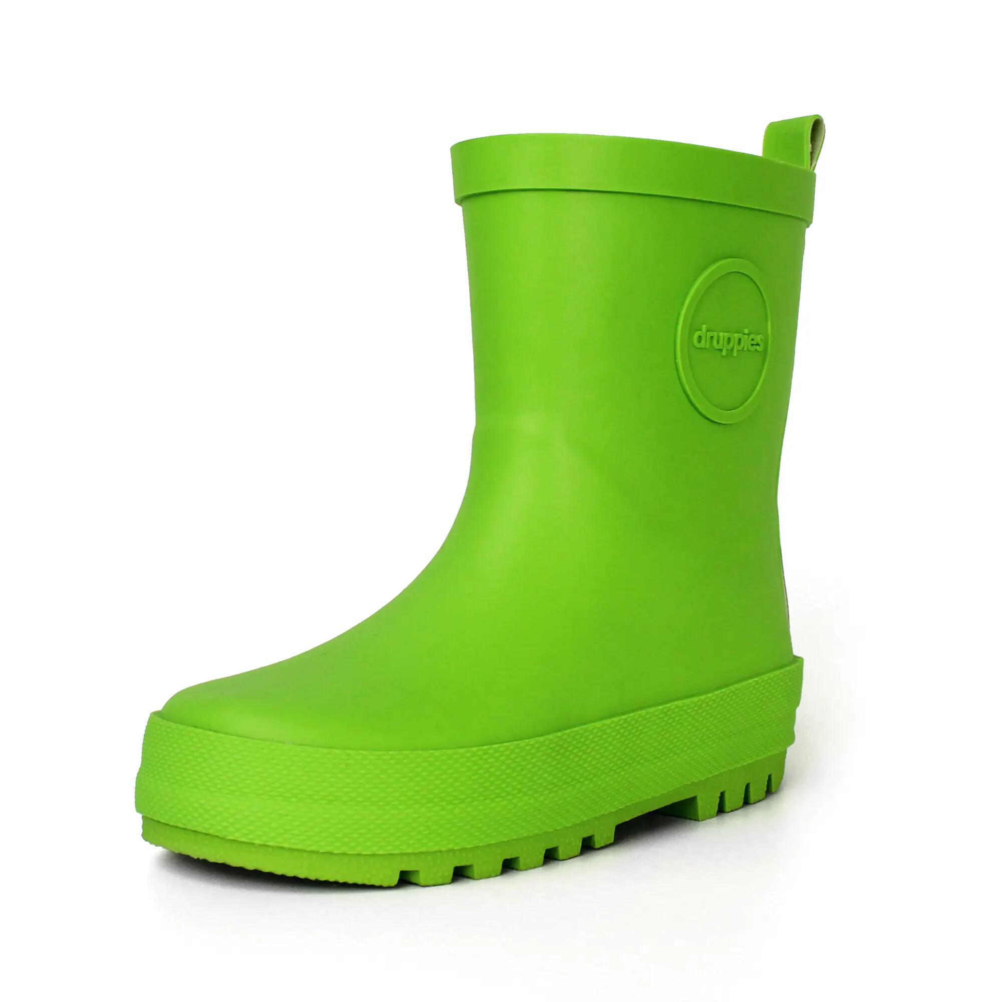 Regenlaarzen Kinderen - Natuurrubber Laarzen - Adventure - Groen - EU 30 3/8