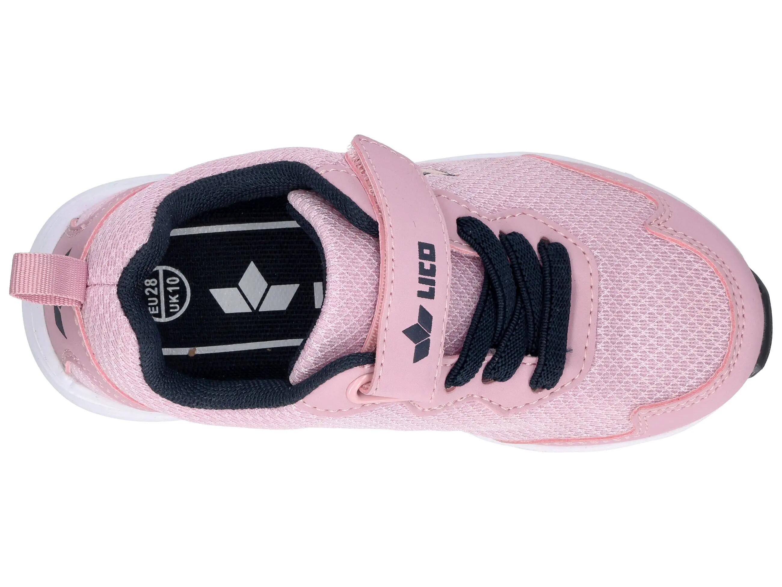 Scarpe tempo libero - scuola e sport - ragazze - nylon, velcro - rosa 5/6