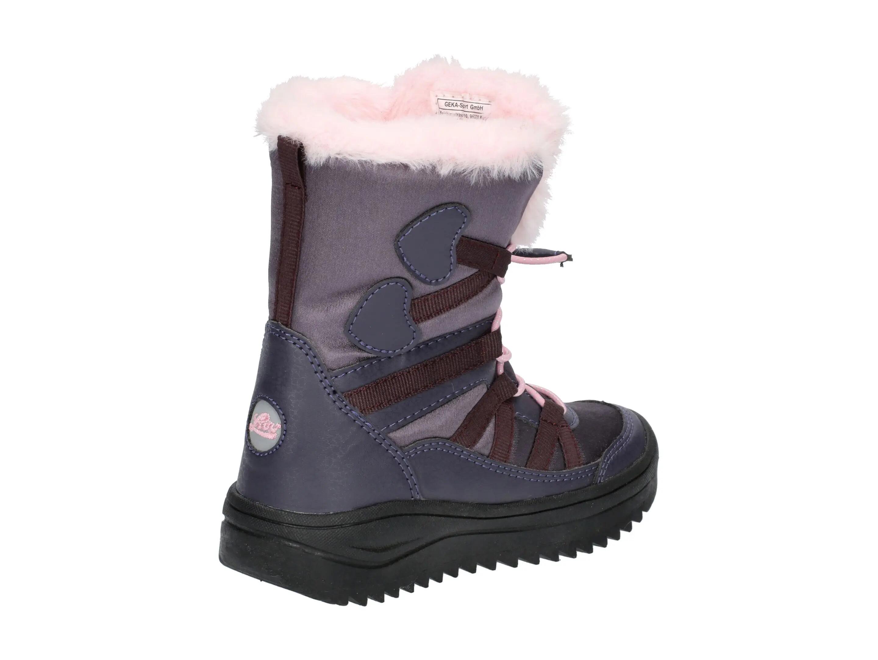 Stivali - inverno - bambini - impermeabili, membrana comfortex - viola scuro 4/6