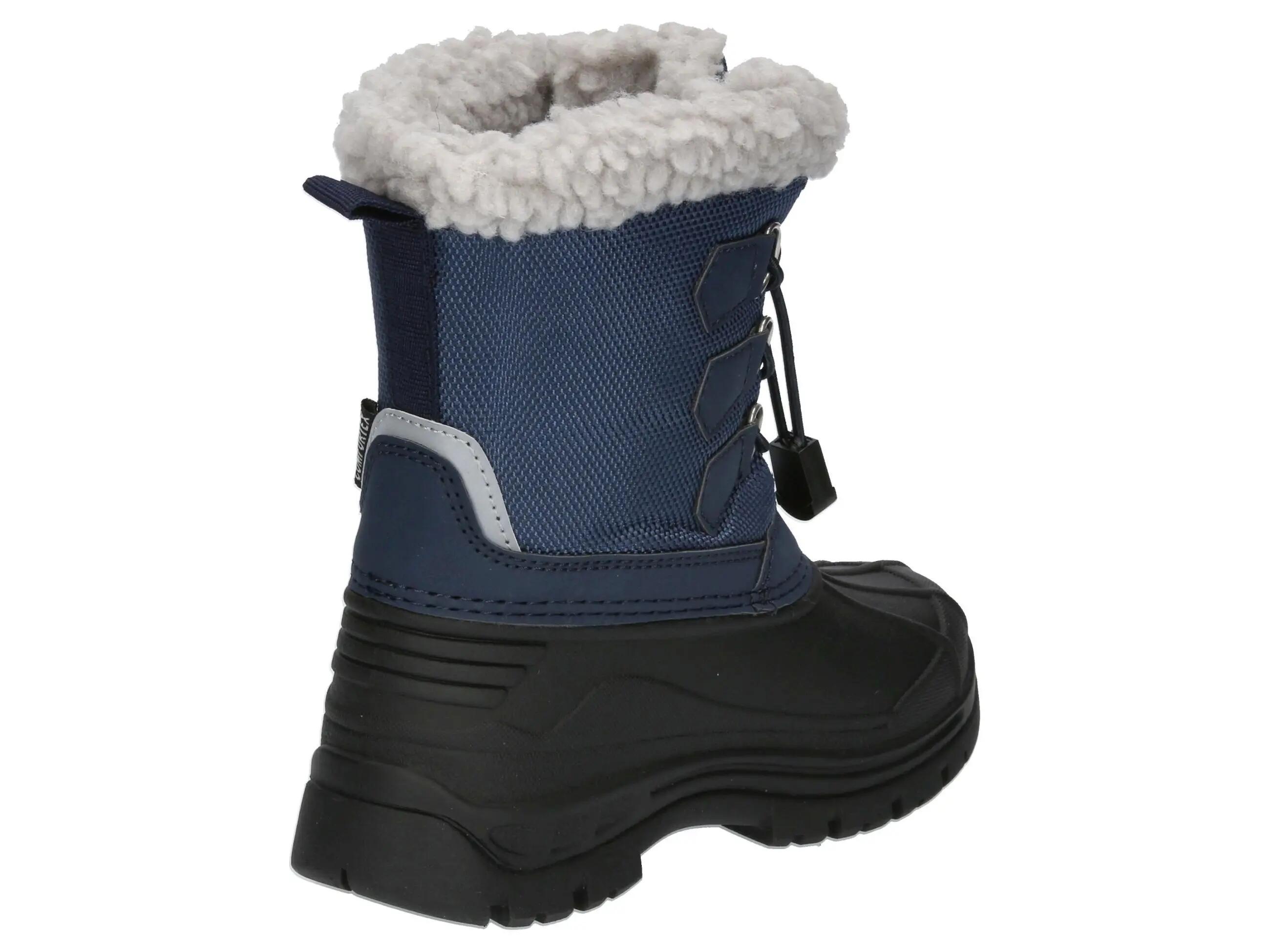Boots - Winter - Kids - Waterproof, ademend, warm gevoerd - Hannes - donkerblauw 4/6