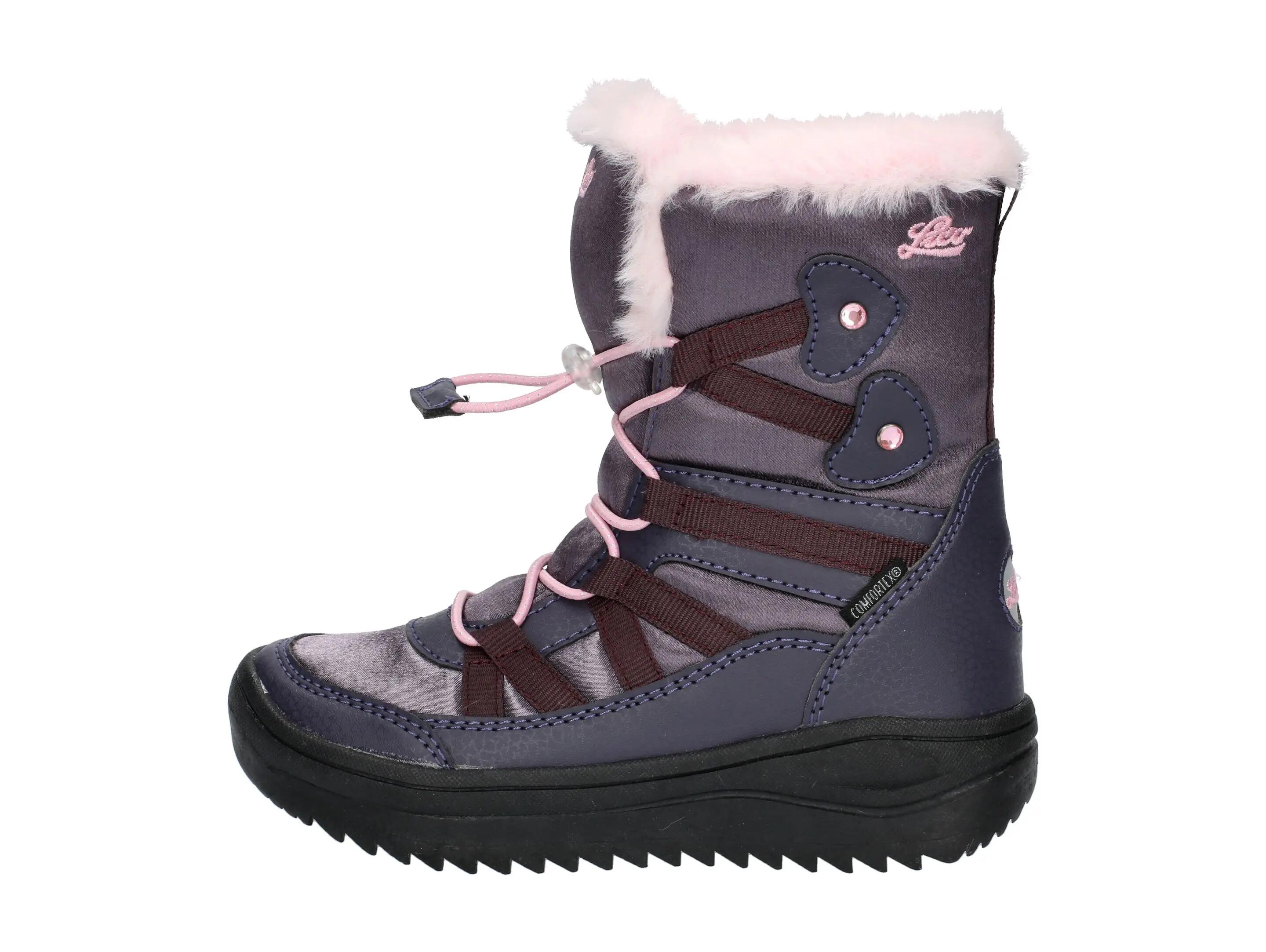 Stivali - inverno - bambini - impermeabili, membrana comfortex - viola scuro 2/6