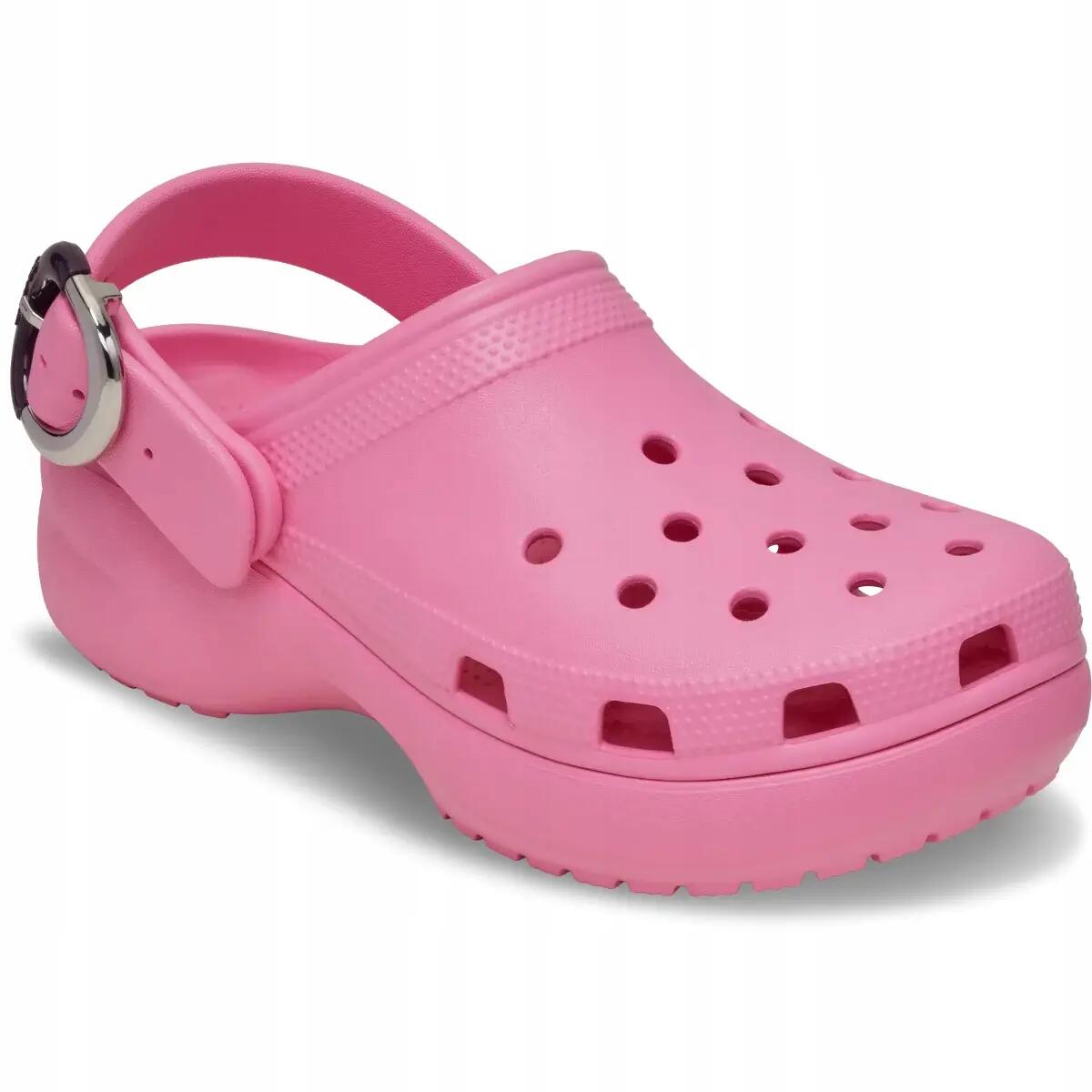 Felnőtt vízi klumpa puha talpú Crocs Classic Platform Dipped Buckle Clog 1/6