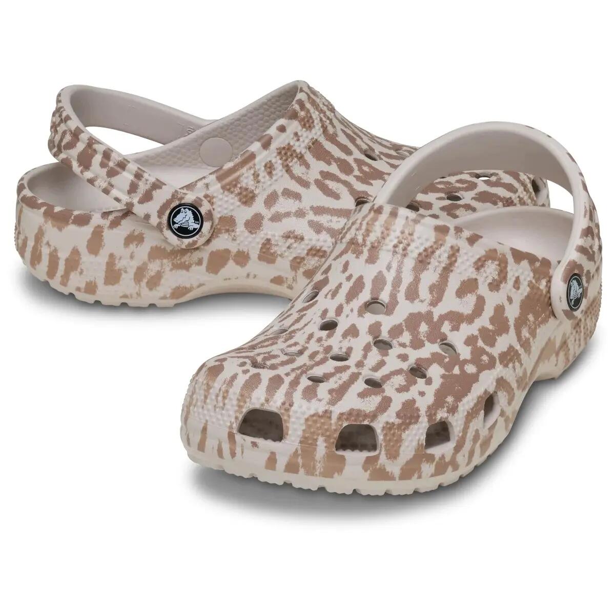 Felnőtt vízi klumpa puha talpú Crocs Classic Pop Animal Clog 3/6