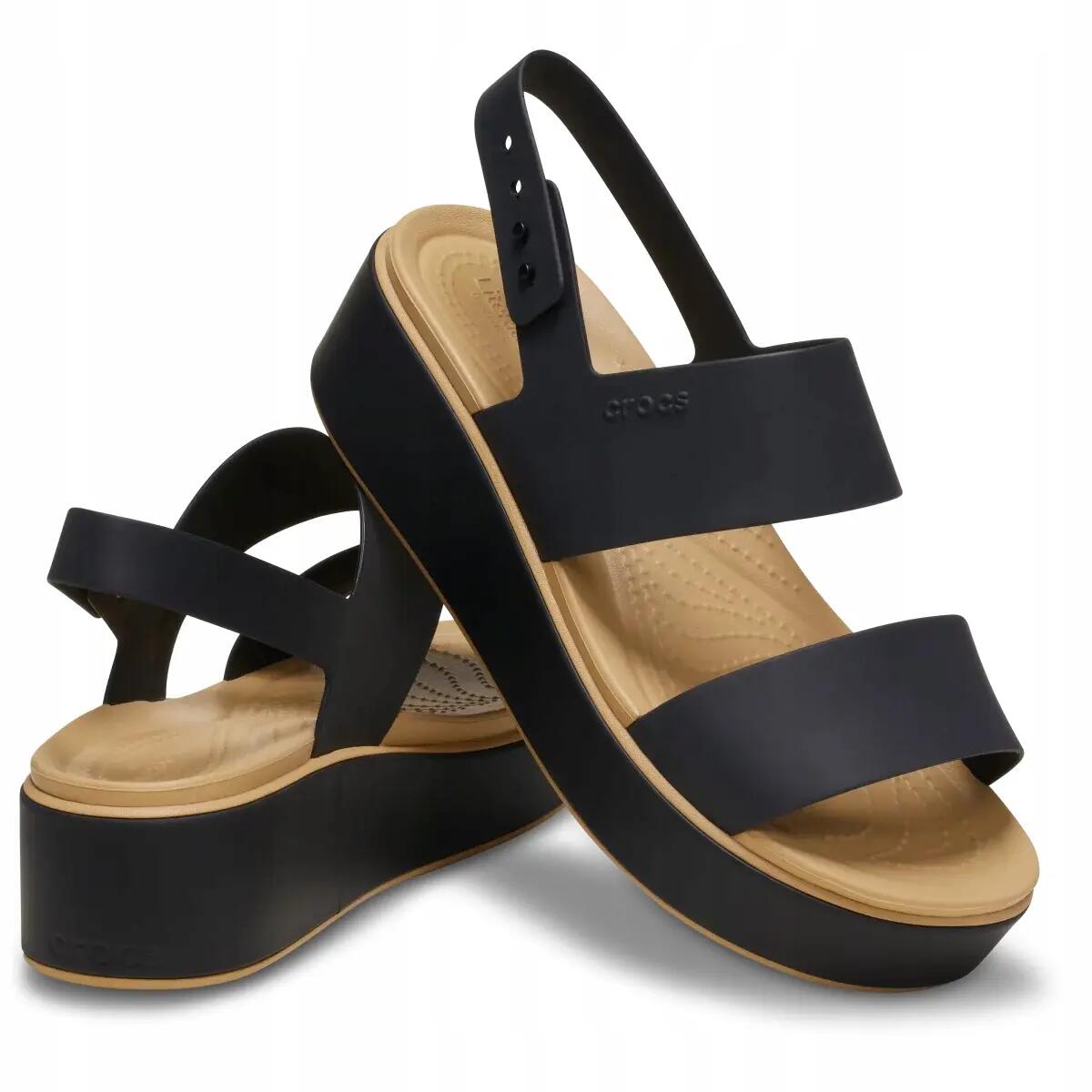Sandały Dla Dorosłych Crocs Brooklyn Matte Wrap Low Wedge 2/6