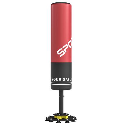 Sac de frappe autoportant de 135 cm, 10 ventouses et amortisseurs pour adultes e