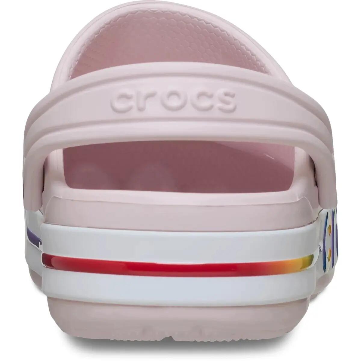 Chodaki Dla Dzieci Crocs Bayaband Rainbow Band Clog 6/6