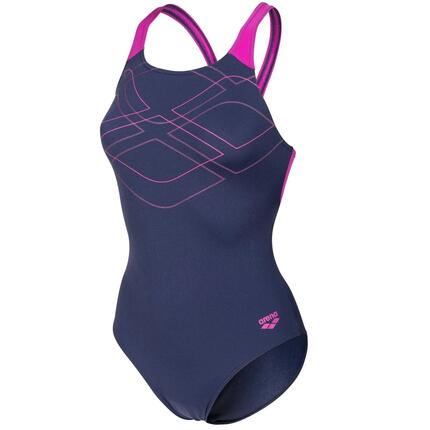 arena Badeanzug Damen Graphic Swimmsuit Swim Pro Back