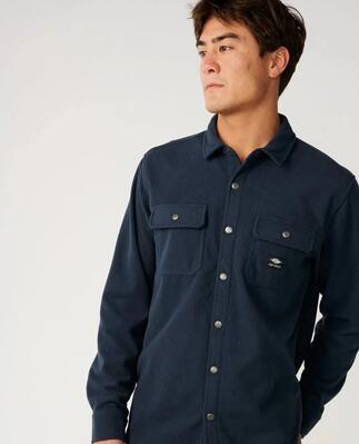 Rip curl sessions polar fleece shirt - dark navy