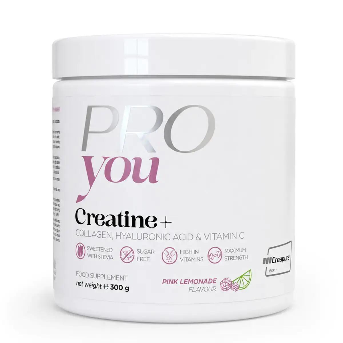 Creatine+, Pro You, Pink Lemonade, 300g