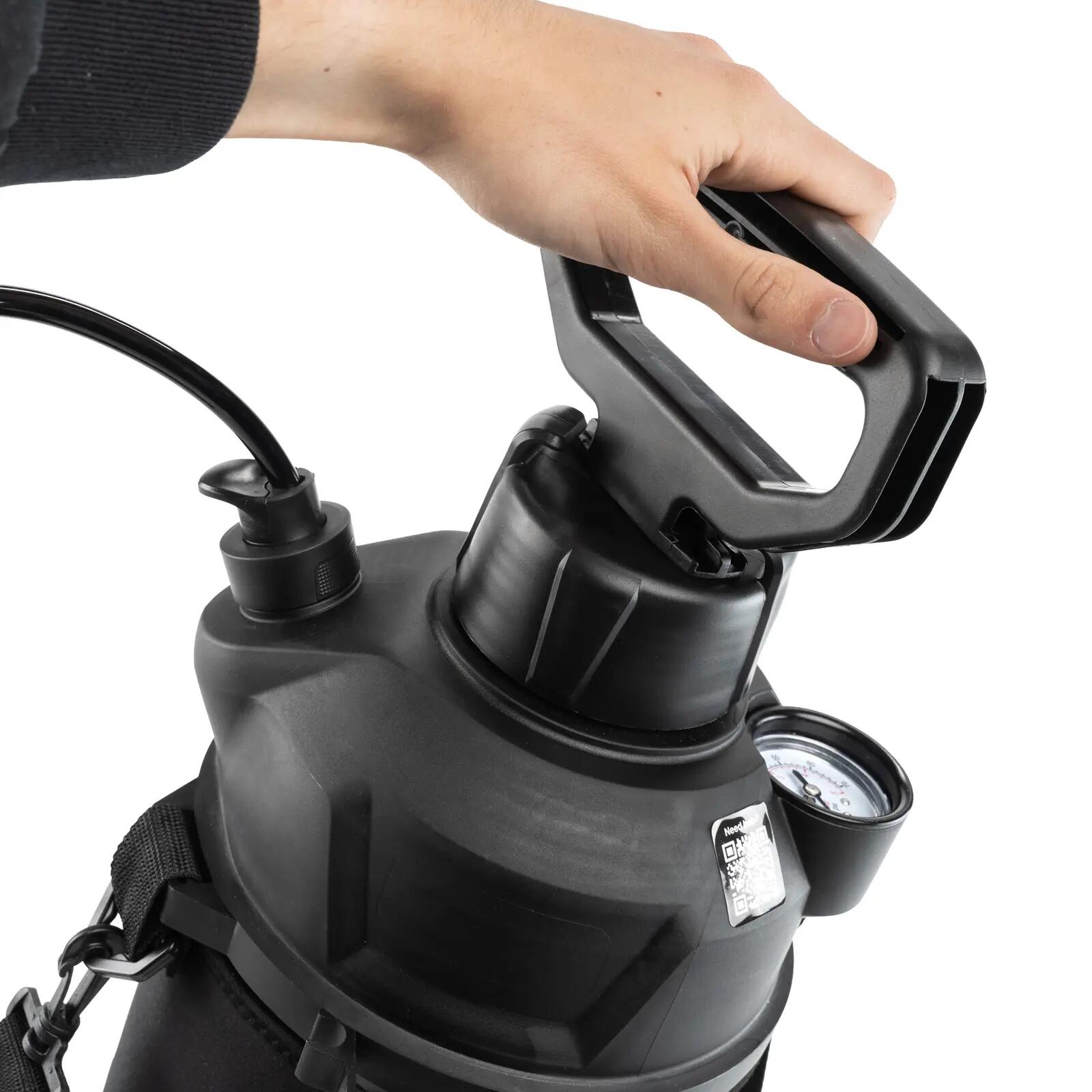Quick Shower 8L Campingdruckdusche - ohne Strom - Neopren - 2,1 kg 5/7