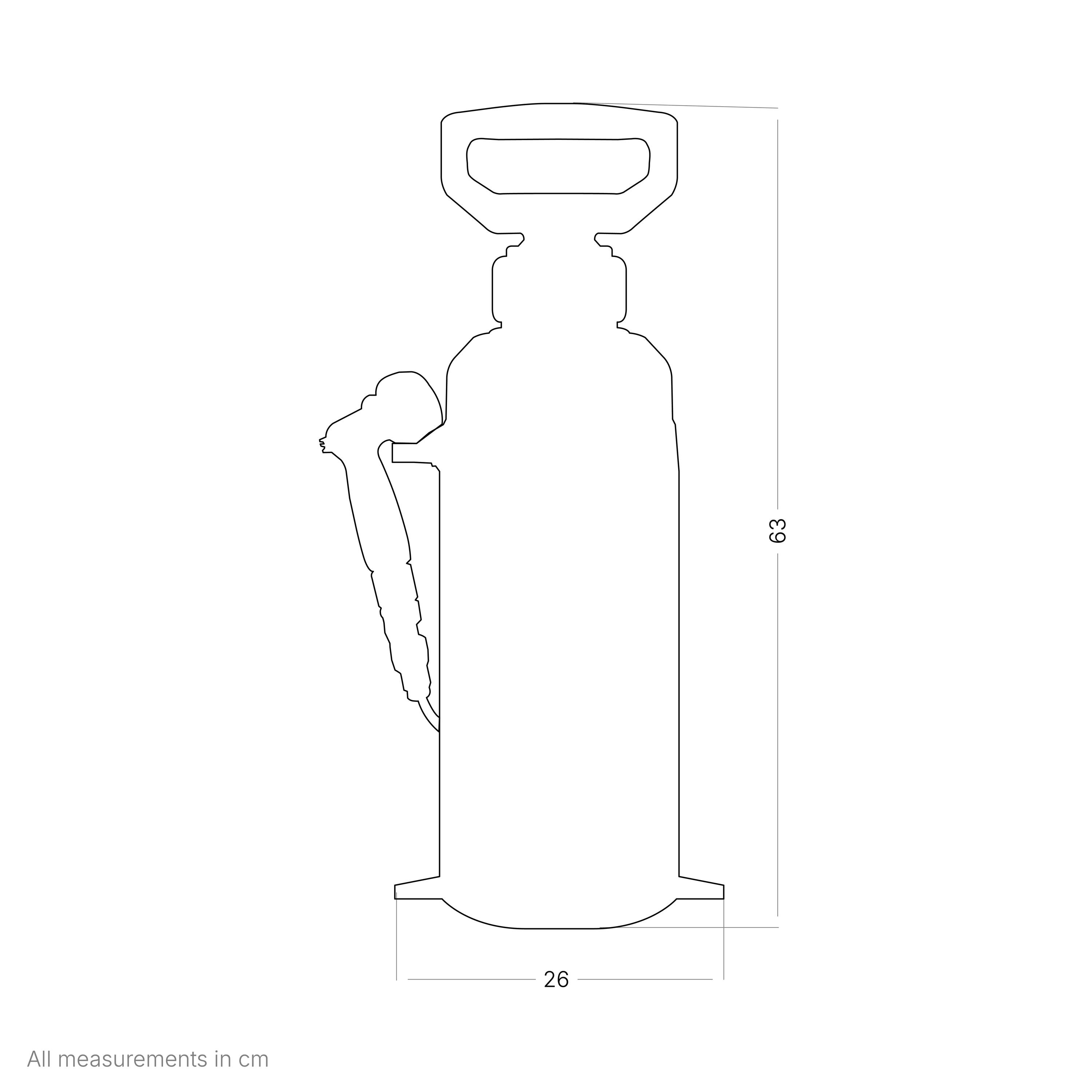 Quick Shower 8L Campingdruckdusche - ohne Strom - Neopren - 2,1 kg 3/7