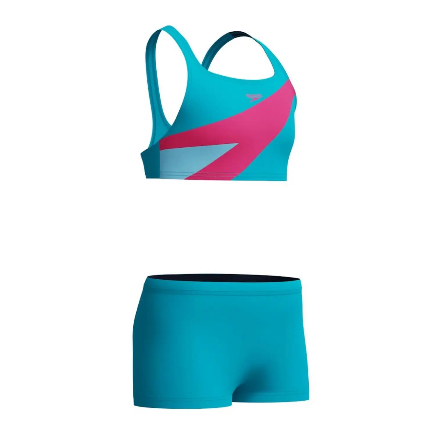 Speedo Bikini für Mädchen Hyperboom Butterfly Back 3/4