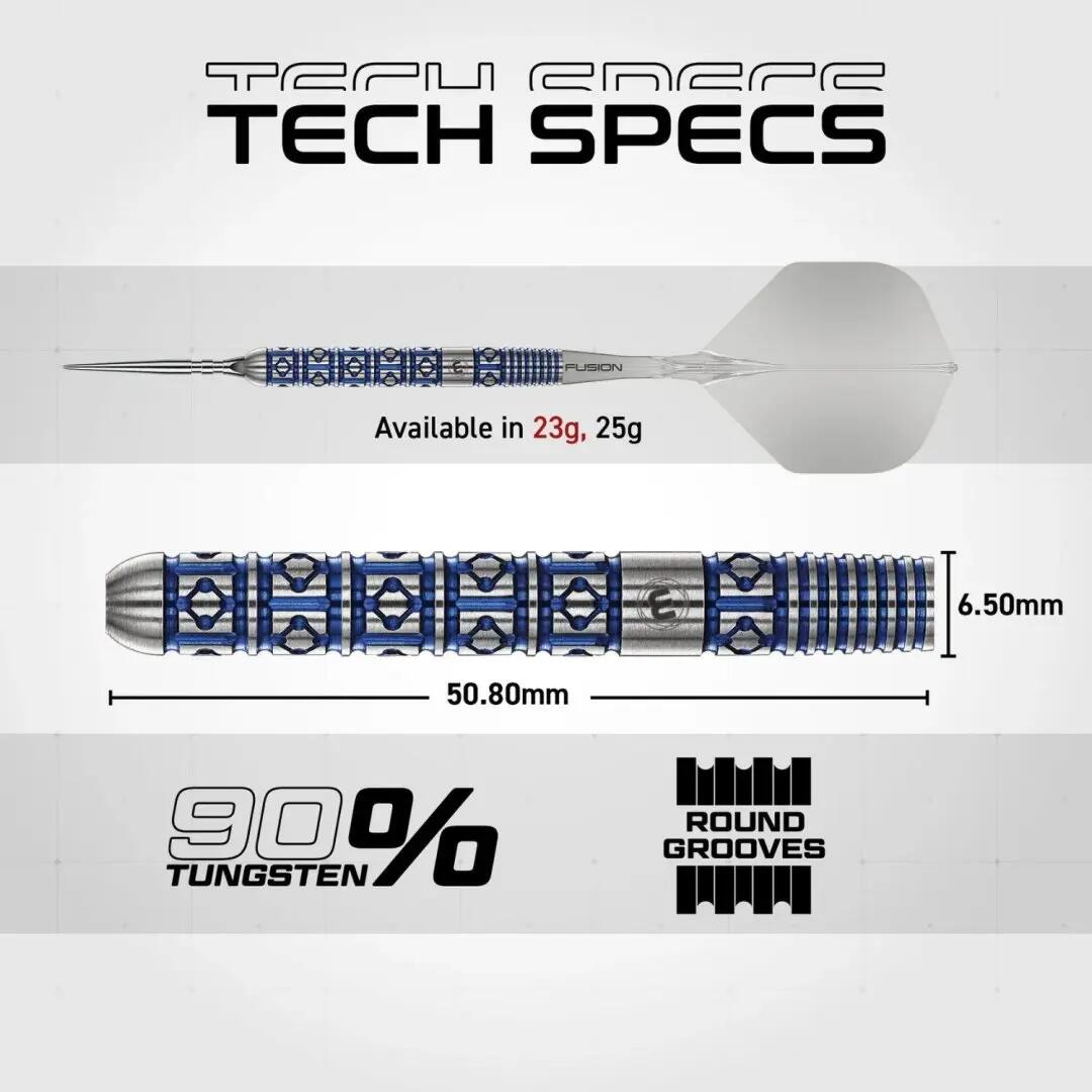 Lunaris Parallel 90% Switch 90% Tungsten Dartpijlen 7/7