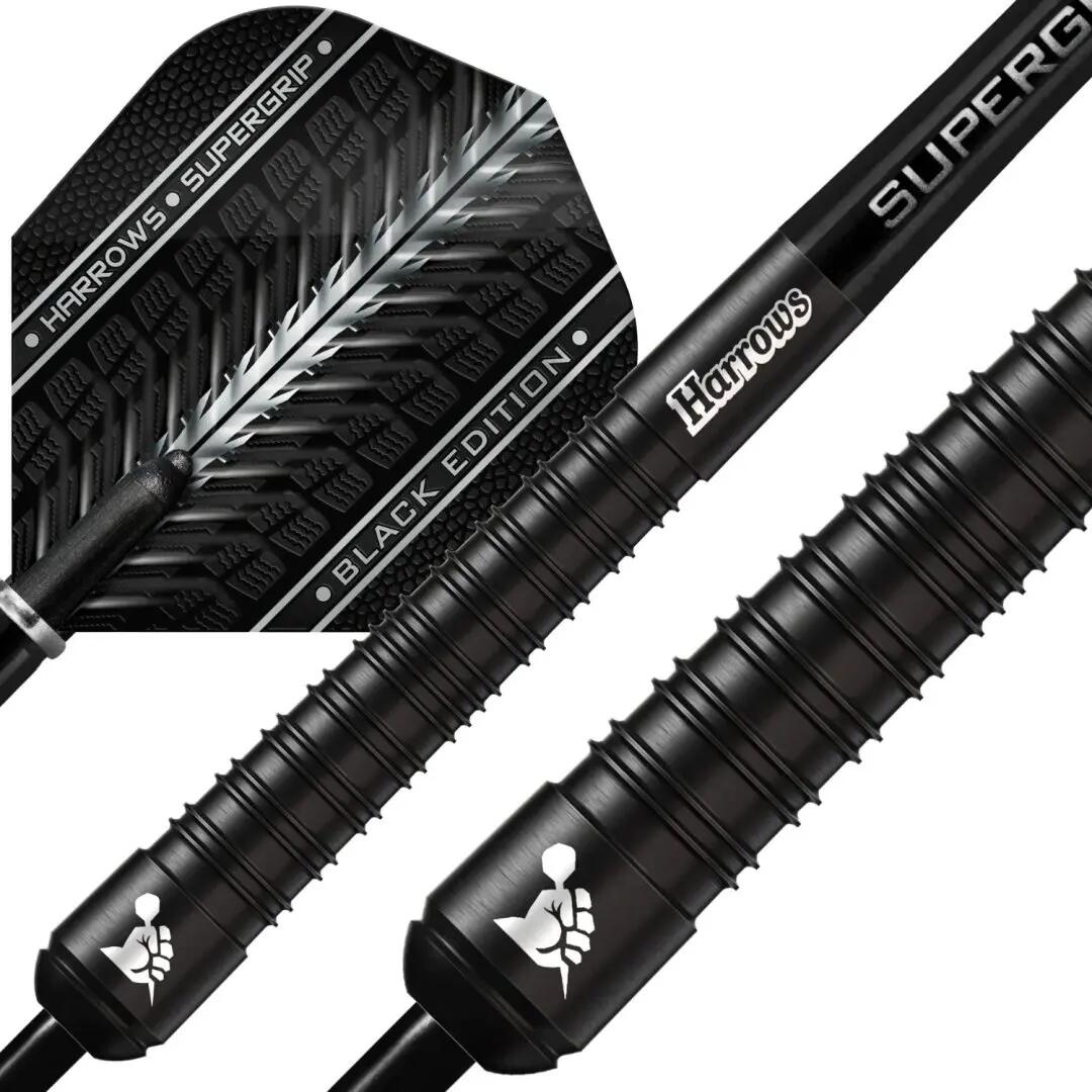 Supergrip Black Edition 90% Tungsten Dartpijlen 4/5
