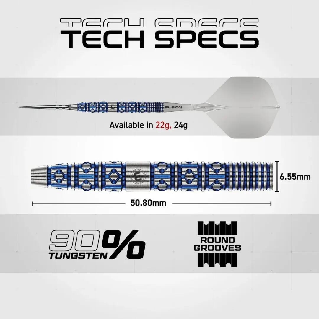 Lunaris Tapered 90% Switch 90% Tungsten Dartpijlen 7/7