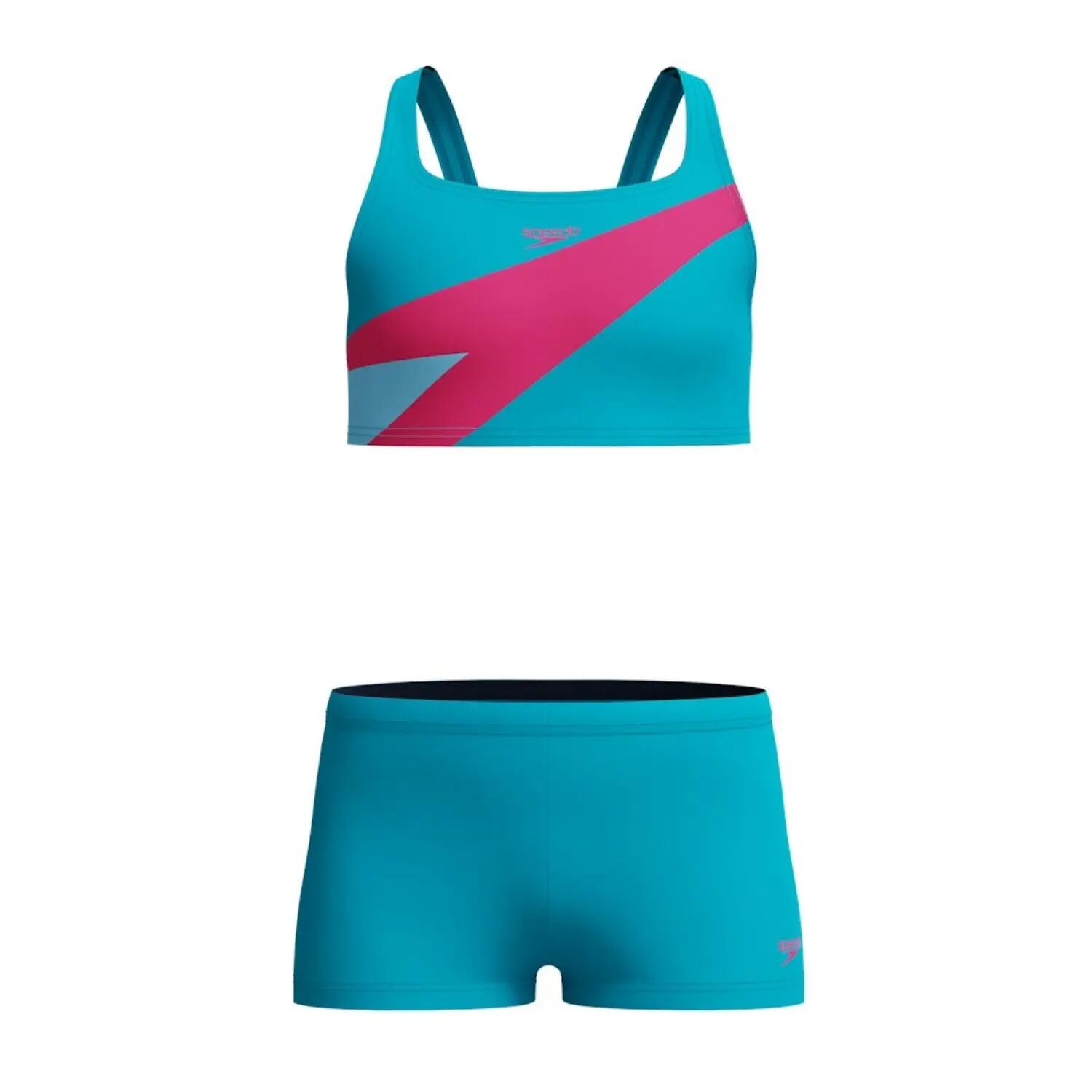 Speedo Bikini für Mädchen Hyperboom Butterfly Back 2/4