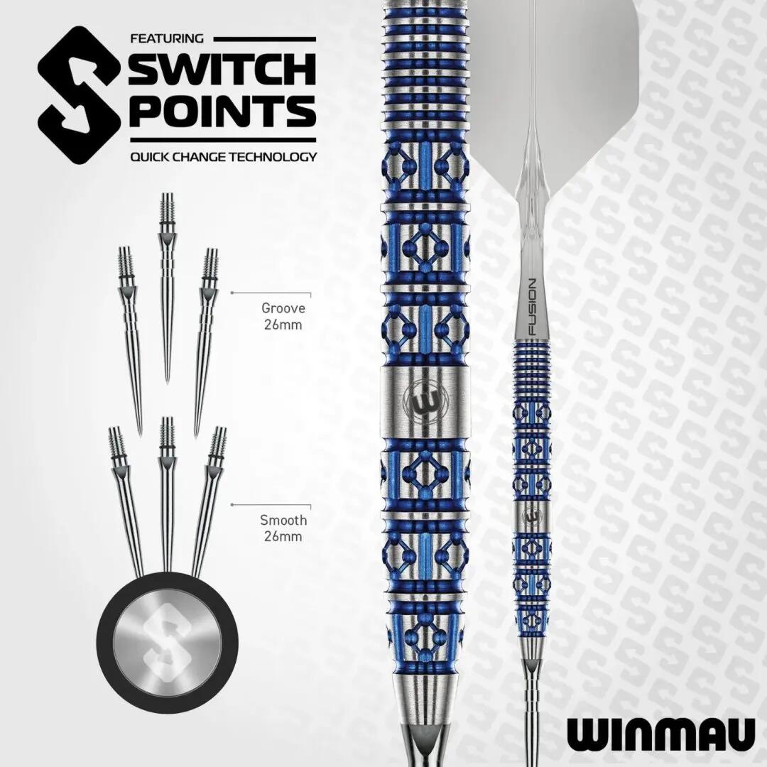 Lunaris Tapered 90% Switch 90% Tungsten Dartpijlen 6/7