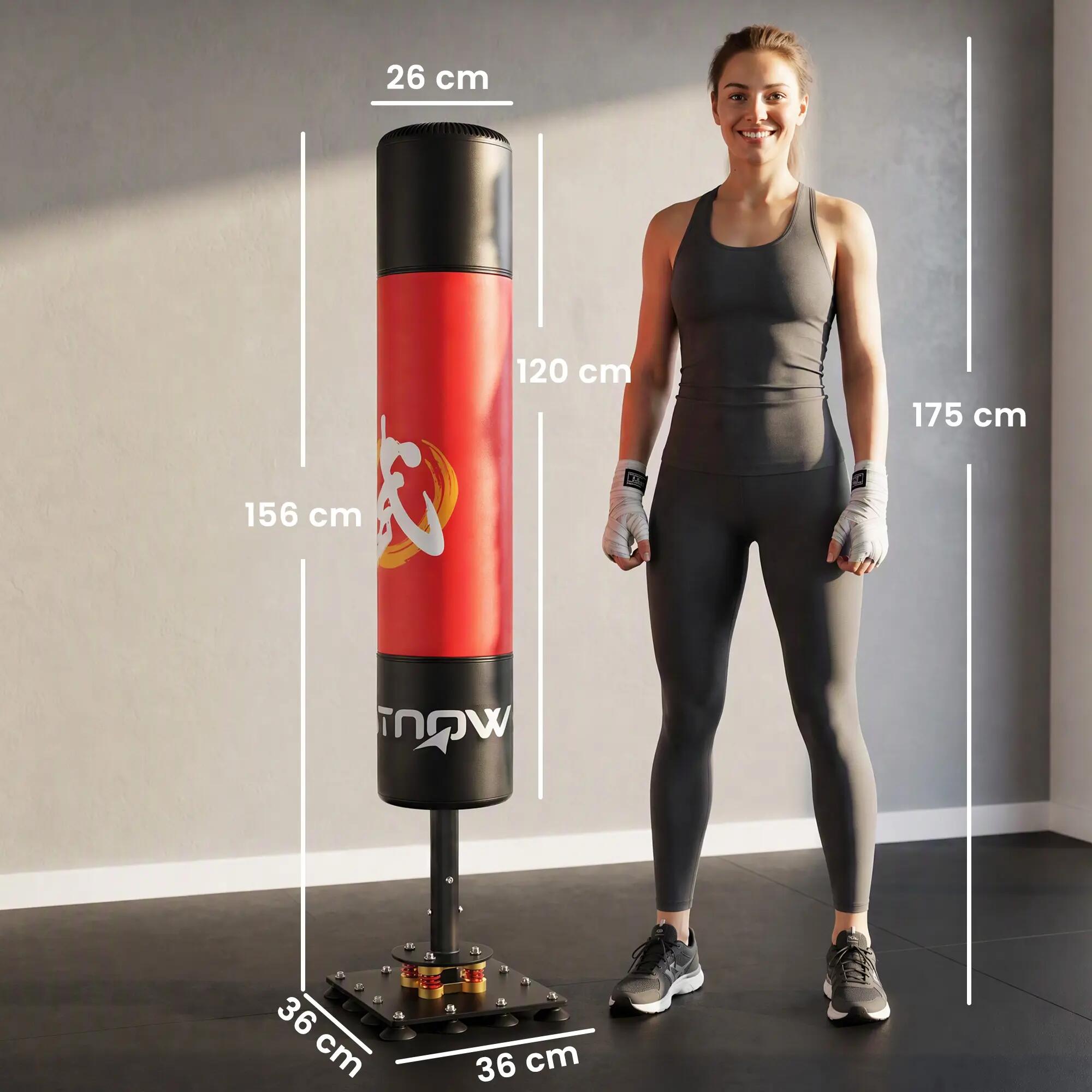 Sac de frappe - boxing - unisexe - base ventouses, amorti 5/6
