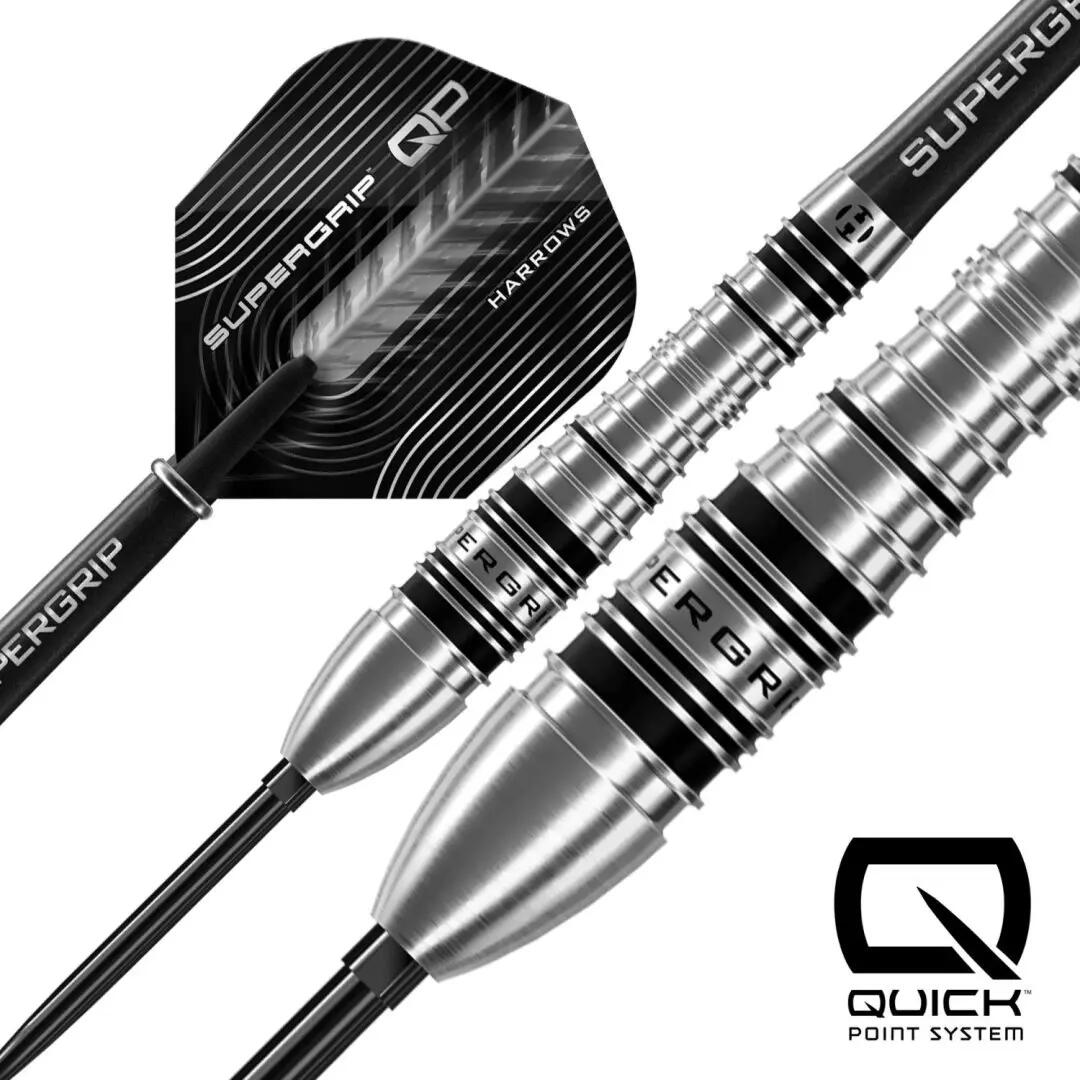 Supergrip QP Bomb 90% Tungsten Dartpijlen 3/8