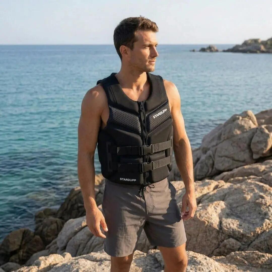 Iron Gilet en Néoprène Noir XL 9/9