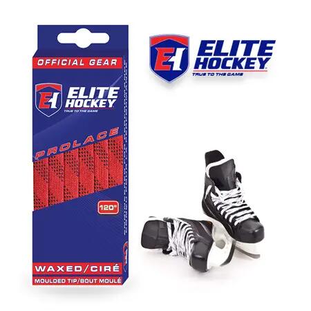 Laces Red / Black Waxed Molded Tip Laces 72" Red