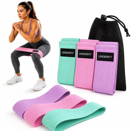 Gumy oporowe mini bands set UNDERFIT Pastel Power