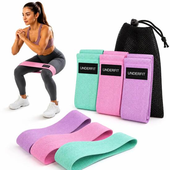 Gumy oporowe mini bands set UNDERFIT Pastel Power