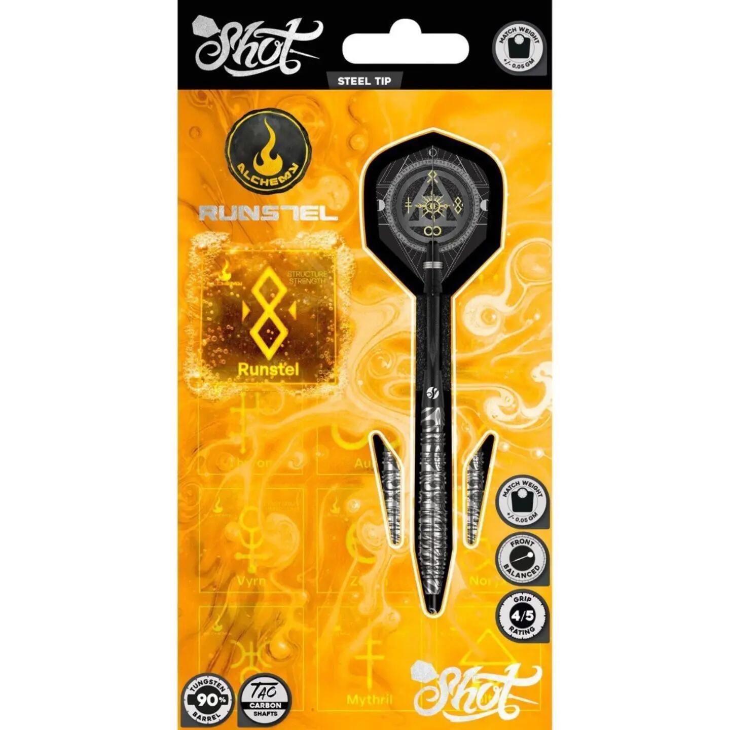 Runstel 90% Tungsten dartpfeile 6/6