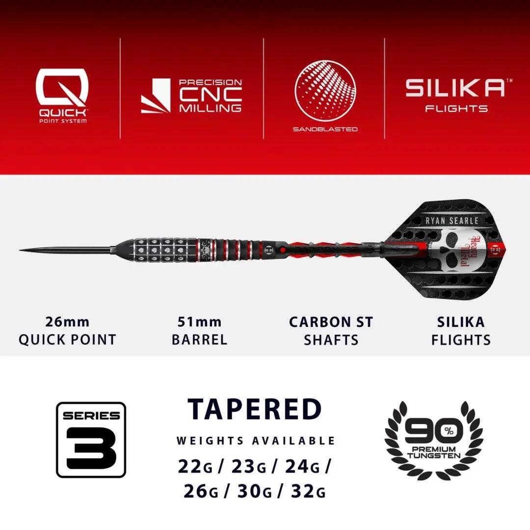 Ryan Searle Series 3 90% Tungsten Dartpfeile 6/7