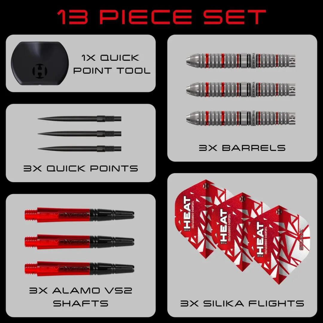 Damon Heta Series 4 90% Tungsten dartpfeile 7/8
