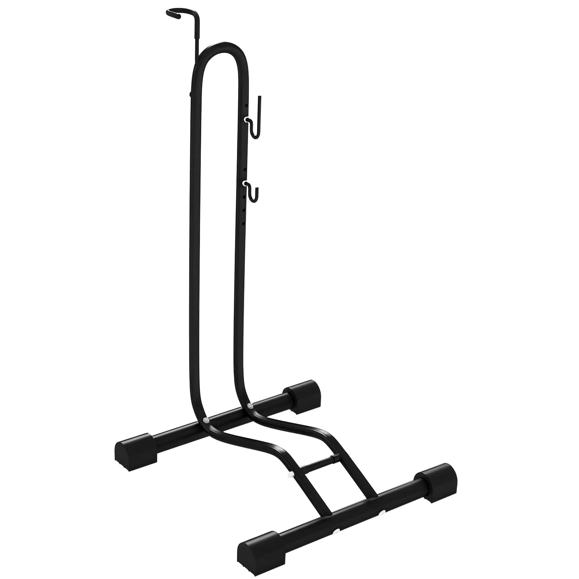 Porte-vélo - Camping - Garage/maison - Autoportant, réglable, acier 1/6