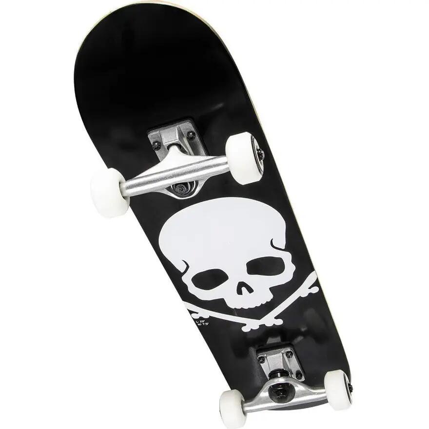 Skateboard Black/white, 7,5" 2/3
