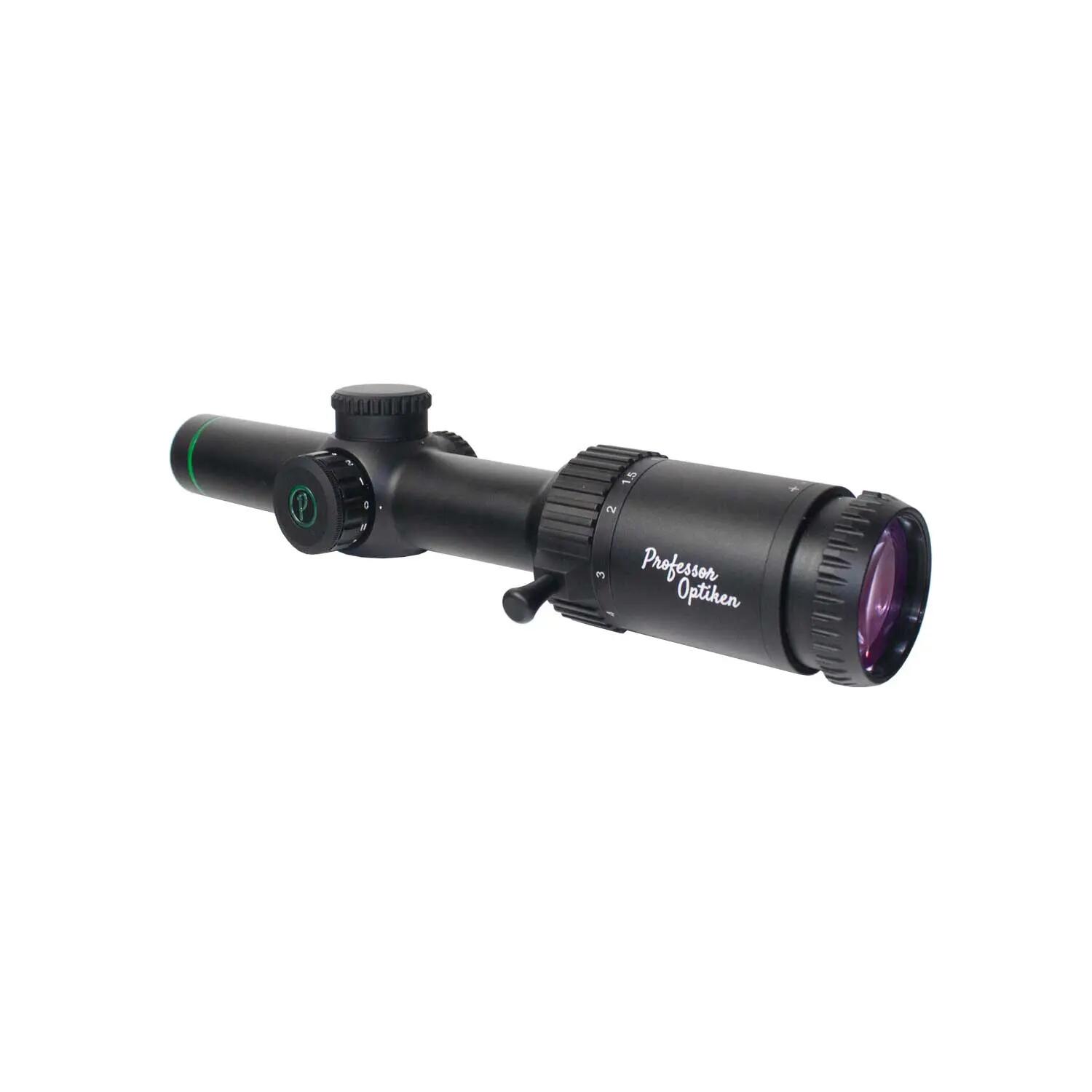 Professor Optiken Staffelsee - 1-10x24 LD V2, réticule à fibre optique 4 4/6