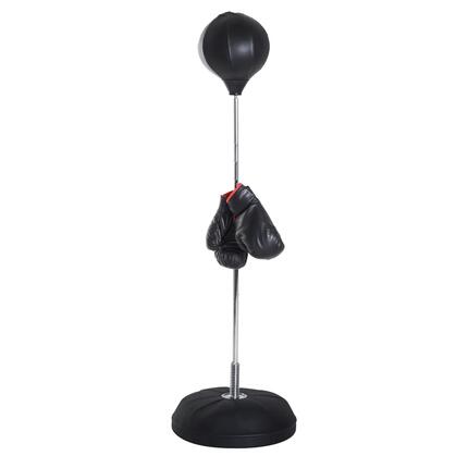 Ballon de frappe - boxe et muay-thaï - réglable - noir