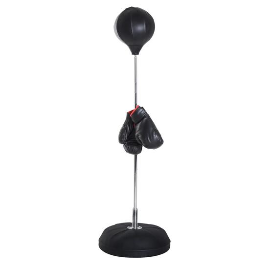 Ballon de frappe - boxe et muay-thaï - réglable - noir